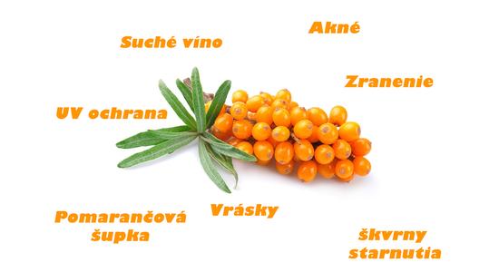 Rakytník - ochranca pokožky!